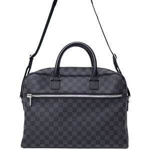 Louis Vuitton Damier Graphite Black Horizon Briefcase Business Bag
